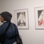 Jackie Francis with Bernice Bing drawings
