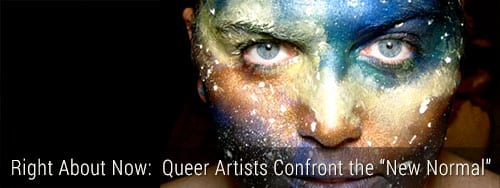 photo of Annie Danger with universe painted on face